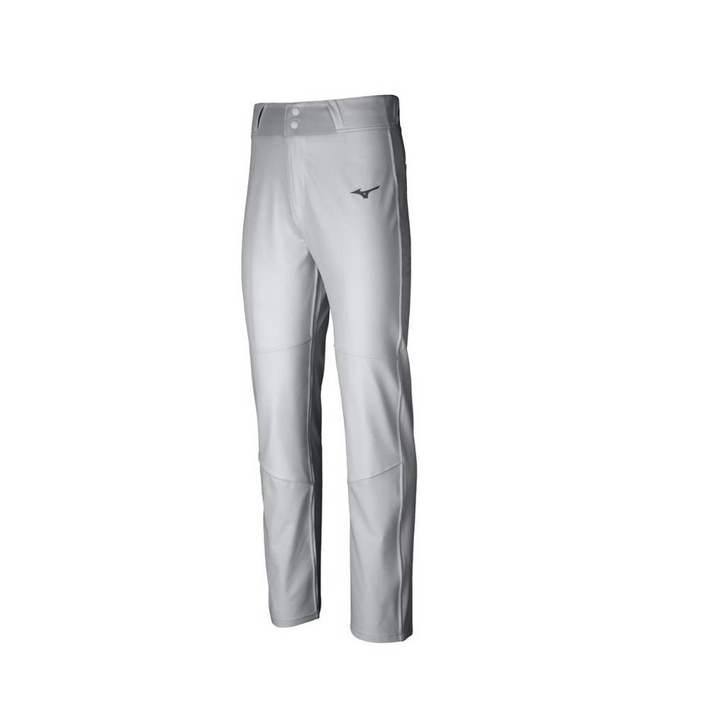 Pantaloni Mizuno Baseball Pro Woven Uomo - Grigie - 54703-HRXA